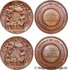 FRANCE Lot de 2 médailles, École nationale des arts décor ENSEIGNEMENT 1894 (45mm, 81,5g, 12h) -