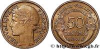 FRANCE 50 centimes Morlon III REPUBLIC 1941 (18mm, 1,94g, 6h) -