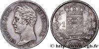 FRANCE 1 franc Charles X, matrice du revers à cinq feuill CHARLES X Paris 1825 (23mm, 4,96g, 6h) -
