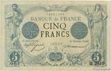 FRANCE 5 Francs NOIR FRANCE 5 Francs NOIR 1873 XF+ -