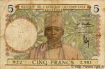 FRENCH WEST AFRICA (1895-1958) 5 Francs FRENCH WEST AFRICA (1895-1958) 5 Francs 1935 F -