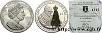 BRITISH VIRGIN ISLANDS 1 Dollar Proof visite du pape François au Brésil BRITISH VIRGIN ISLANDS 2014 (38,60mm, 27g, 12h) -