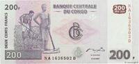 CONGO, DEMOCRATIC REPUBLIC 200 Francs CONGO, DEMOCRATIC REPUBLIC 200 Francs 2007 UNC -