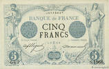 FRANCE 5 Francs NOIR FRANCE 5 Francs NOIR 1873 XF+ -