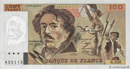 FRANCE 100 Francs DELACROIX imprimé en continu FRANCE 100 Francs DELACROIX imprimé en continu 1991 UNC -