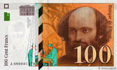 FRANCE 100 Francs CÉZANNE Petit numéro FRANCE 100 Francs CÉZANNE Petit numéro 1997 UNC -