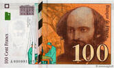 FRANCE 100 Francs CÉZANNE Petit numéro FRANCE 100 Francs CÉZANNE Petit numéro 1997 UNC -