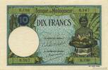 MADAGASCAR 10 Francs 1948 MADAGASCAR 10 Francs 1948 UNC- fST+ 669.38 元 含税 ＋  150.61 元 运费