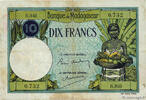 MADAGASCAR 10 Francs 1937 MADAGASCAR 10 Francs 1937 VF SS 292.85 元 含税 ＋  150.61 元 运费