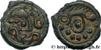 FRANCE Potin au sanglier, au torque et aux globules GALLIA BELGICA - SUESSIONES (Area of Soissons) c. 60-30 AC. (18mm, 2,79g, 8h) -