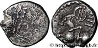 FRANCE Denier EFE à la tête casquée GALLIA - SOUTH WESTERN GAUL - NITIOBROGES (Area of Agen) Ier siècle avant J.-C. (12mm, 1,82g, h) -
