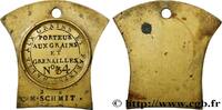 FRANCE Médaille, Halle aux grains et farines, Porteur aux BOULANGER(IE) - PAIN - FARINE n.d. (64,5mm, 54,69g, 12h) -
