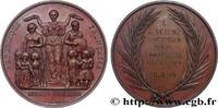 FRANCE Médaille, Enseignement primaire ENSEIGNEMENT 76 - Goderville 1848-49 (51,5mm, 63,47g, 12h) -