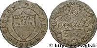 SWITZERLAND - CANTON OF VAUD 1/2 Batzen (5 Rappen) SWITZERLAND - CANTON OF VAUD 1810 (23mm, 1,68g, 6h) -