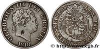 GREAT BRITAIN - GEORGE III 1/2 Crown type à la petite tête GREAT BRITAIN - GEORGE III 1818 (32mm, 13,83g, 12h) -