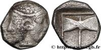 Classic 1 (480 BC to 400 BC) Obole TROAS - TENEDOS Ténédos, Troade c. 500-450 AC. (7,5mm, 0,69g, 6h) -