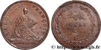 FRANCE Essai de 2 sols ou du Décime de Bernier THE CONVENTION Paris 1794 (34,mm, 26,45g, 12h) -