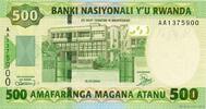 RWANDA 500 Francs RWANDA 500 Francs 2004 UNC -