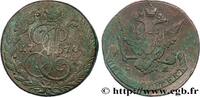 RUSSIA 5 Kopecks Catherine II RUSSIA Ekaterinbourg 1770 (42,76mm, 52,12g, 12h) -