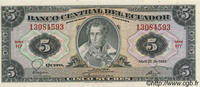 ECUADOR 5 Sucres ECUADOR 5 Sucres 1983 UNC -