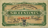 ALGERIA 50 Centimes Annulé ALGERIA 50 Centimes Annulé 1916 UNC- -
