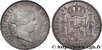 SPAIN - KINGDOM OF SPAIN - ISABELLA II 10 Reales SPAIN - KINGDOM OF SPAIN - ISABELLA II Madrid 1863 (29mm, 12,87g, 12h) -