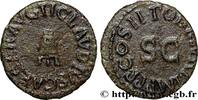 THE JULIO-CLAUDIANS (27 BC to 69 AD) Quadrans CLAUDIUS Rome 42 (17,5mm, 2,08g, 6h) -
