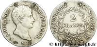 FRANCE 2 francs Napoléon Empereur, Calendrier révolutionn PREMIER EMPIRE / FIRST FRENCH EMPIRE Toulouse 1804 (26,5mm, 9,35g, 6h) -