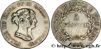 FRANCE 5 franchi, grands bustes NAPOLEONIC COINS Florence 1806 (38mm, 24,83g, 6h) -