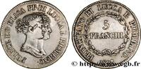 FRANCE 5 franchi, grands bustes NAPOLEONIC COINS Florence 1808 (38mm, 24,83g, 6h) -