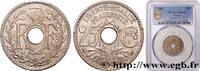 FRANCE 25 centimes Lindauer, maillechort III REPUBLIC 1940 (24mm, 4g, 6h) -