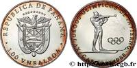 PANAMA 1 Balboa Proof XVe Jeux Olympiques d’hiver de Calg PANAMA 1988 (32mm, 15g, 12h) -