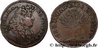 FRANCE Louis XIV CHAMBRE DU TRÉSOR ROYAL 1674 (26mm, 5,33g, 6h) -