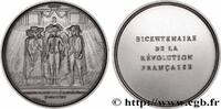 FRANCE Médaille, Bicentenaire de la Révolution, Convocati RÉVOLUTION FRANÇAISE Monnaie de Paris 1988 (76,5mm, 228,42g, 12h) -