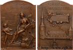 FRANCE Plaquette, Conseil municipal CONSEIL GÉNÉRAL, DÉPARTEMENTAL OU MUNICIPAL - CONSEILLERS 17 - La Rochelle n.d. (63mm, 57,08g, 12h) -