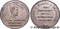 FRANCE Médaille, Élection du président Louis Napoléon Bon PRÉSIDENTS 75 - Paris 1848 (36,5mm, 6,85g, 12h) -