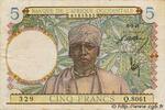 FRENCH WEST AFRICA (1895-1958) 5 Francs FRENCH WEST AFRICA (1895-1958) 5 Francs 1941 F+ -