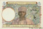 FRENCH WEST AFRICA (1895-1958) 5 Francs FRENCH WEST AFRICA (1895-1958) 5 Francs 1942 UNC- -