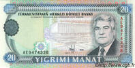 TURKMENISTAN 20 Manat TURKMENISTAN 20 Manat 1995 UNC -