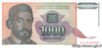 YUGOSLAVIA 1000 Dinara YUGOSLAVIA 1000 Dinara 1994 UNC -
