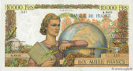 FRANCE 10000 Francs GÉNIE FRANÇAIS FRANCE 10000 Francs GÉNIE FRANÇAIS 1955 AU- -