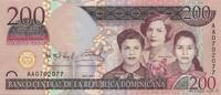 DOMINICAN REPUBLIC 200 Pesos Oro DOMINICAN REPUBLIC 200 Pesos Oro 2007 UNC -