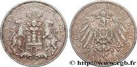 GERMANY - FREE CITY OF HAMBURG 5 Mark GERMANY - FREE CITY OF HAMBURG Hambourg 1901 (37,50mm, 27,70g, 12h) -