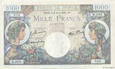 FRANCE 1000 Francs COMMERCE ET INDUSTRIE FRANCE 1000 Francs COMMERCE ET INDUSTRIE 1944 XF+ -