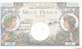 FRANCE 1000 Francs COMMERCE ET INDUSTRIE FRANCE 1000 Francs COMMERCE ET INDUSTRIE 1940 AU+ -