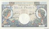 FRANCE 1000 Francs COMMERCE ET INDUSTRIE FRANCE 1000 Francs COMMERCE ET INDUSTRIE 1944 AU -
