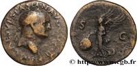 THE FLAVIANS (69 AD to 96 AD) Dupondius VESPASIAN Lyon 71 (27,5mm, 10,46g, 6h) -