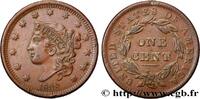 UNITED STATES OF AMERICA 1 Cent Liberté “Matron Head” UNITED STATES OF AMERICA Philadelphie 1838 (28mm, 10,84g, 6h) -