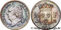 FRANCE 1/4 franc Louis XVIII LOUIS XVIII Rouen 1824 (15mm, 1,21g, 6h) -