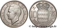 MONACO - PRINCIPALITY OF MONACO - RAINIER III Essai Piéfort de 10 Francs argent MONACO - PRINCIPALITY OF MONACO - RAINIER III Paris 1950 (20mm, 7,55g, 6h) -